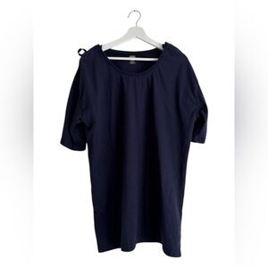 Inspires comforts Relaxed Boxy Blue Short Sleeve Tee